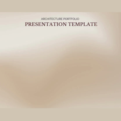 Interior Design & Architecture Portfolio Template