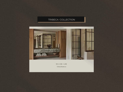 Interior Design Welcome Guide Template