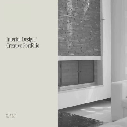 Interior Design & Architecture Portfolio Template