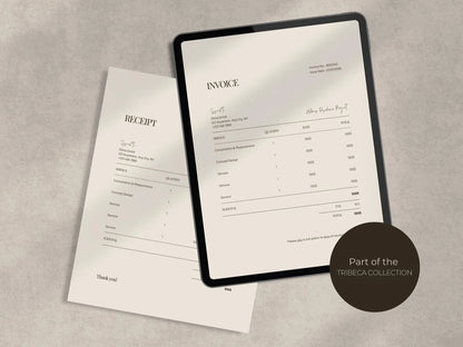 Interior Design Invoice & Receipt Templates