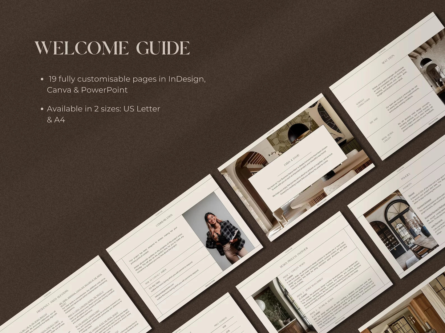 TRIBECA | Full client experience kit : 6 Interior Design's Templates + Bonus