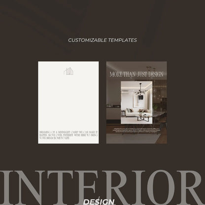 Interior Design Social Media Pack | Zenith Studio [30 Posts]